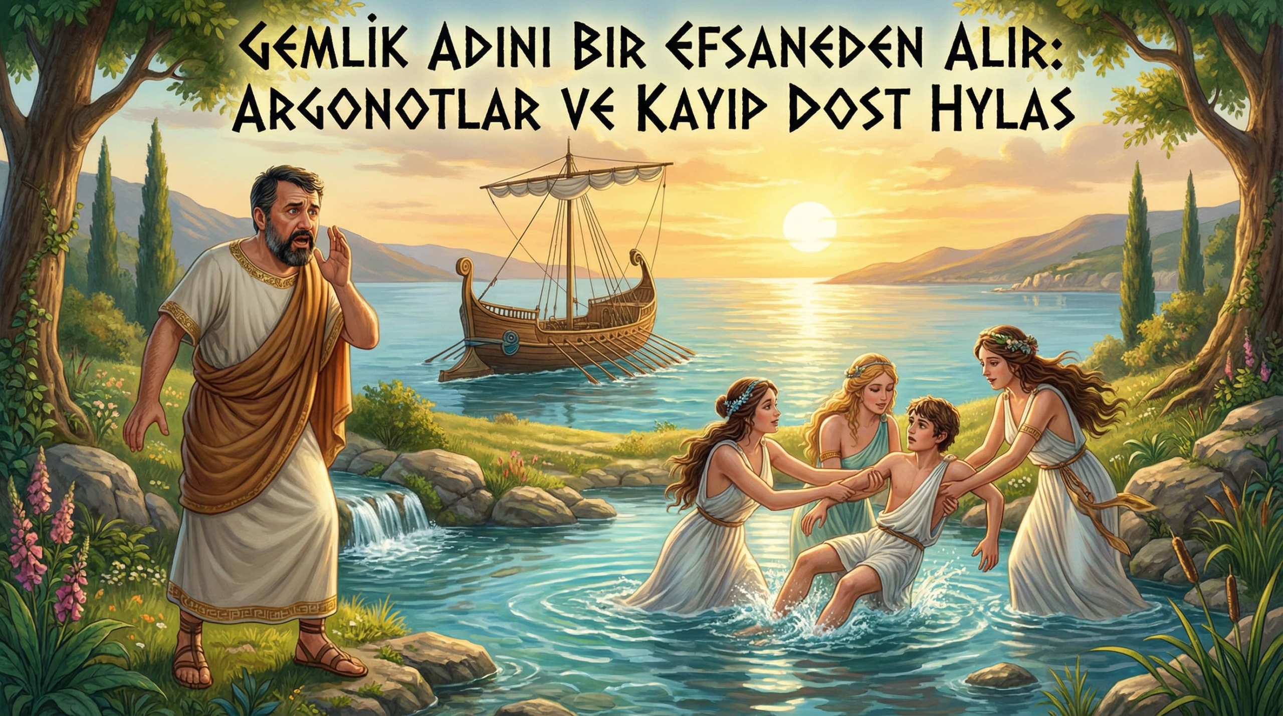 Gemlik Adını Bir Efsaneden Alır Argonotlar ve Kayıp Dost Hylas