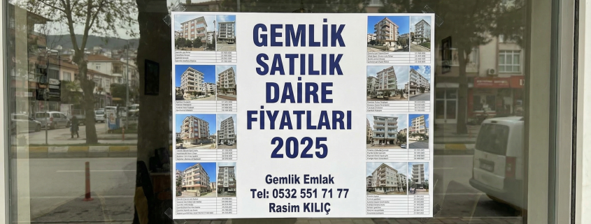 Gemlik Satılık Daire Fiyatları 2025