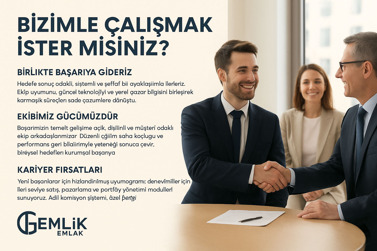 Gemlik Emlak kariyer fırsatları ve iş başvurusu görseli