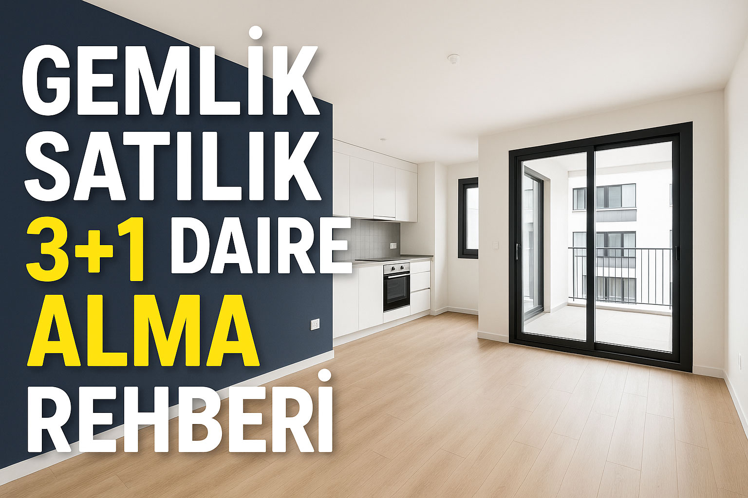 Gemlik’te satılık 3+1 daire rehberi – yeni daire iç mekân görseli