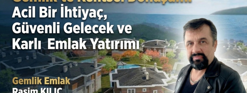 Gemlik'te Kentsel Dönüşüm